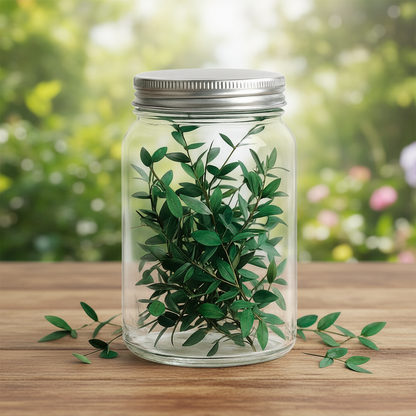 Stabilized Fine Leaf Eucalyptus Sprigs | Preserved Greenery for Crafting