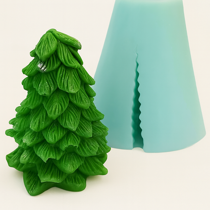 Pine Tree Silicone Mould | Certified Food-Grade | For Candles, Soap & Edibles