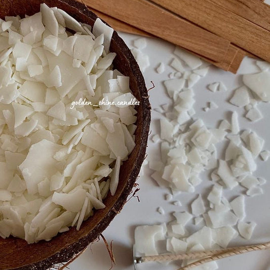 Premium Coconut Wax | Creamy Texture, Maximum Scent Throw | For Luxury Massage Candles