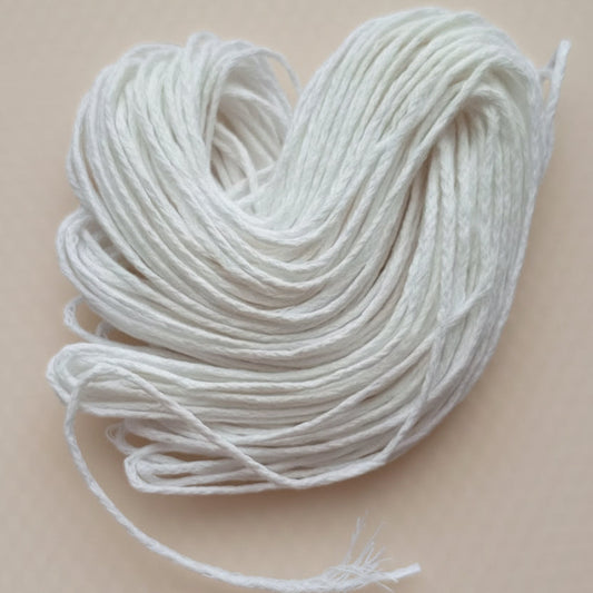 Premium Braided Cotton Wick | Self-Trimming, Clean Burning & Universal