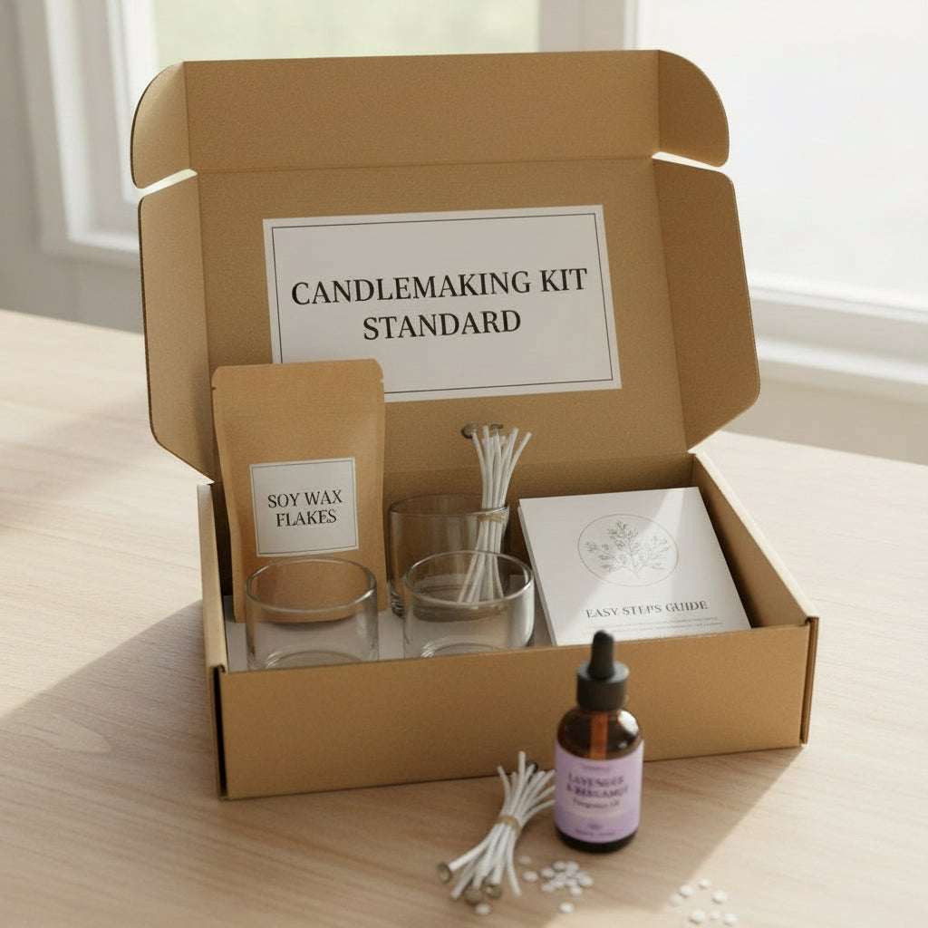 DIY Candle Making Starter Kit | Make Two Natural Soy Wax Candles