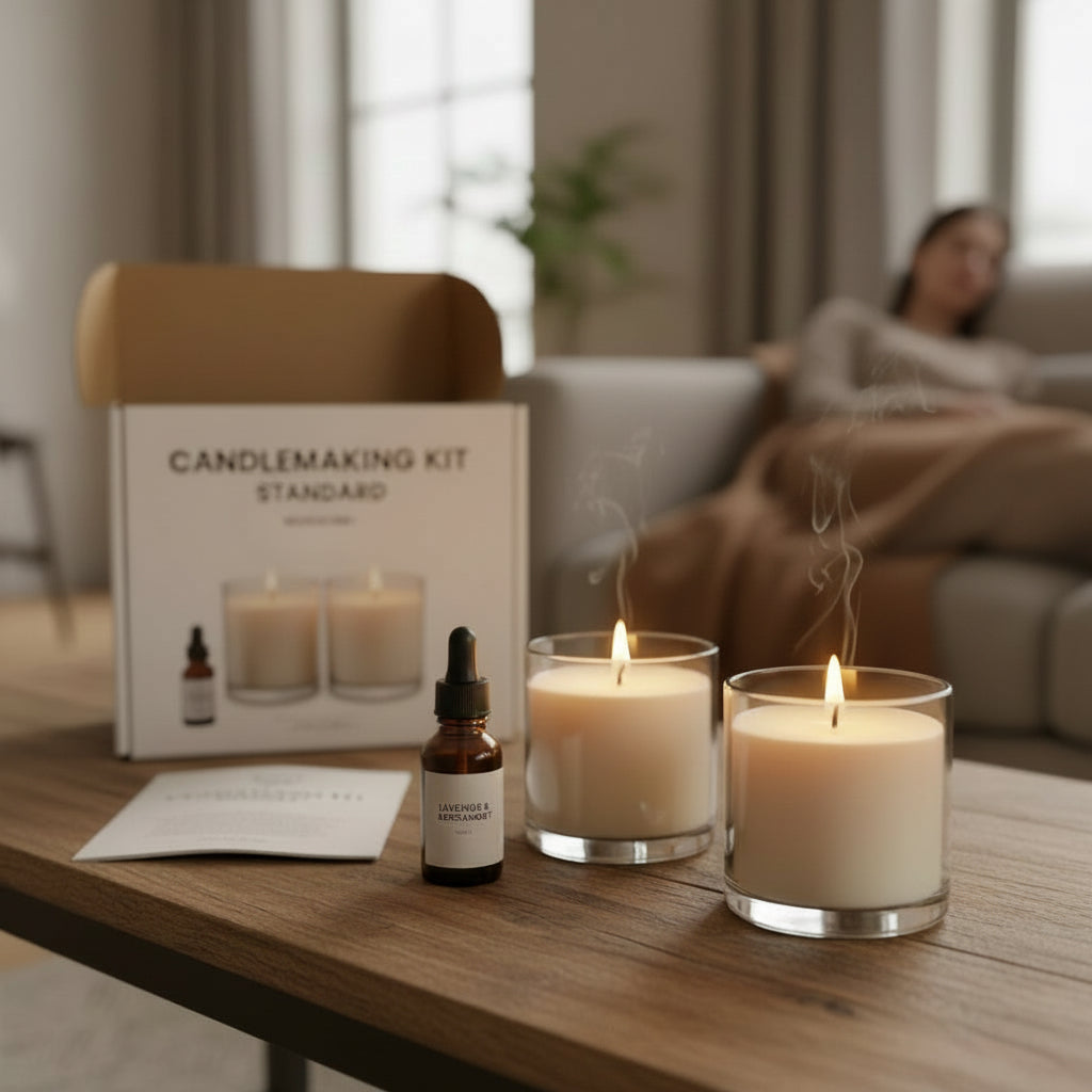 DIY Candle Making Starter Kit | Make Two Natural Soy Wax Candles