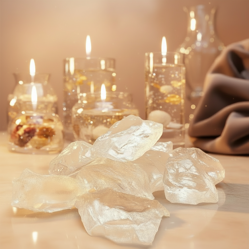 CRYSTAL CLEAR Gel Wax | Transparent, Long-Burn | For Decorative "Aquarium" Candles